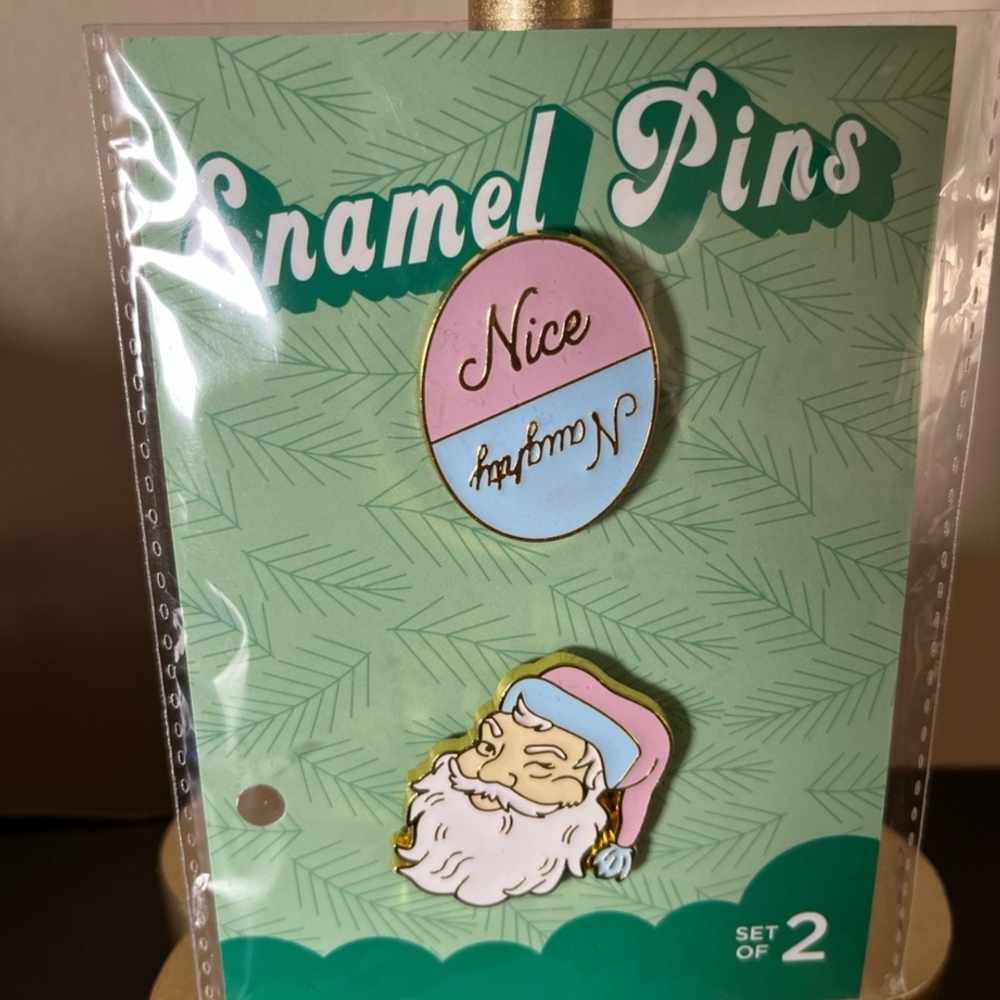 Nice Naughty Enamel Pin Set *SALE*